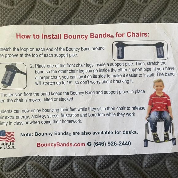 Bouncy Bands (for desk or chair) - Picture 5 of 6